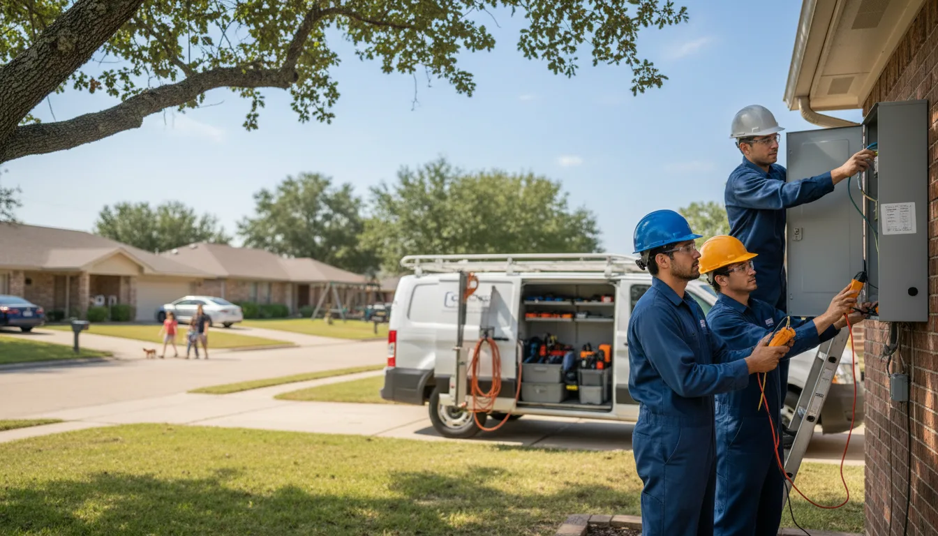 Certified electrician providing emergency electrical services in Plevna, MT